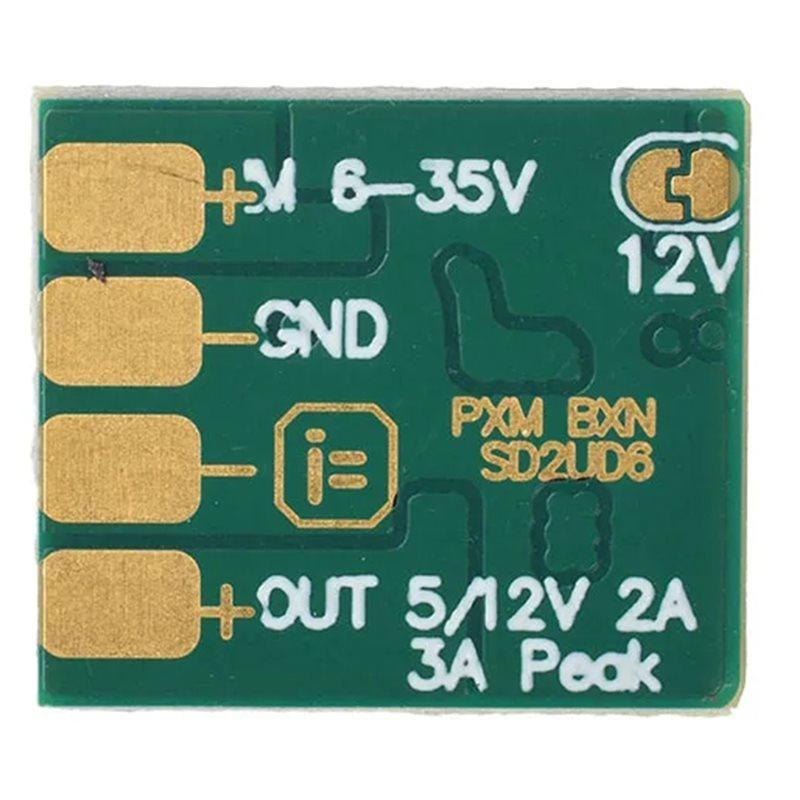 ABBP-MINI 2-8S BEC Voltage Regulator Module 5V/12V Output 6V-35V Input Step-Down Switch Module RC FPV Racing Drone Voltage Regul