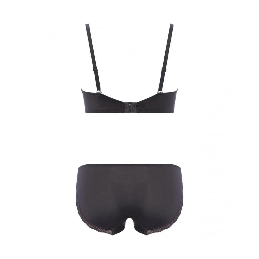 AMOSTYLE Dream Wireless Bra Panty Dream M022 A70M Size Bra, & Set, Daylily, (Purple),