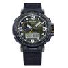 Casio Мужские цифровые кварцевые часы с будильником, водонепроницаемые до 100 м, из нержавеющей стали PRG-601YB-3