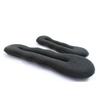 2Pcs/Set Hair Bun Easy-cleaning Multifunctional Black Sponge Hair Styling Tools for Girl