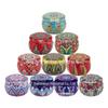 Round Metal Aromatherapy Candle and Candy Tinplate Boxes, Over 50 In Stock