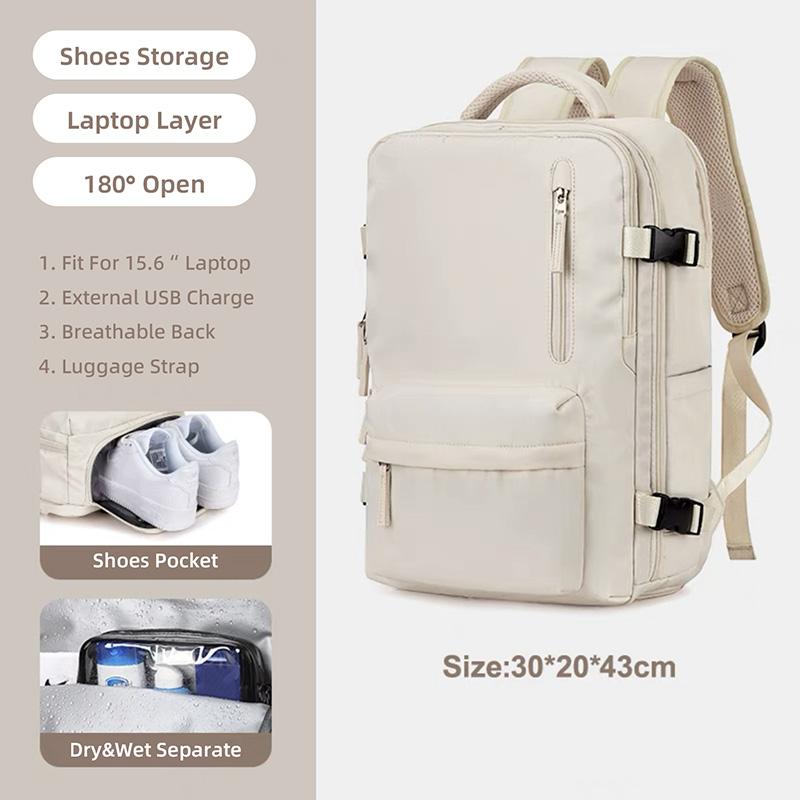 Дорожный рюкзак 35л, большая деловая сумка для ноутбука 15,6, многофункциональная зарядка через USB, женские школьные сумки Mochila, карман для обуви, XA348C