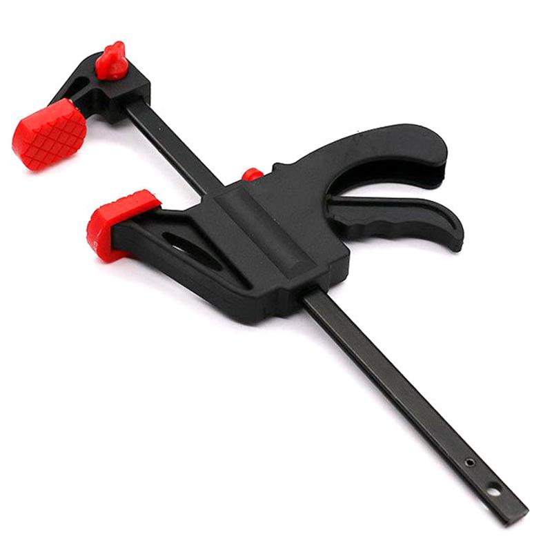 Woodworking Work Bar Mini F Clamp Clip Set Hard Quick Ratchet Release Clip Diy Carpentry Hand Tool Gadget Woodworking Clamp
