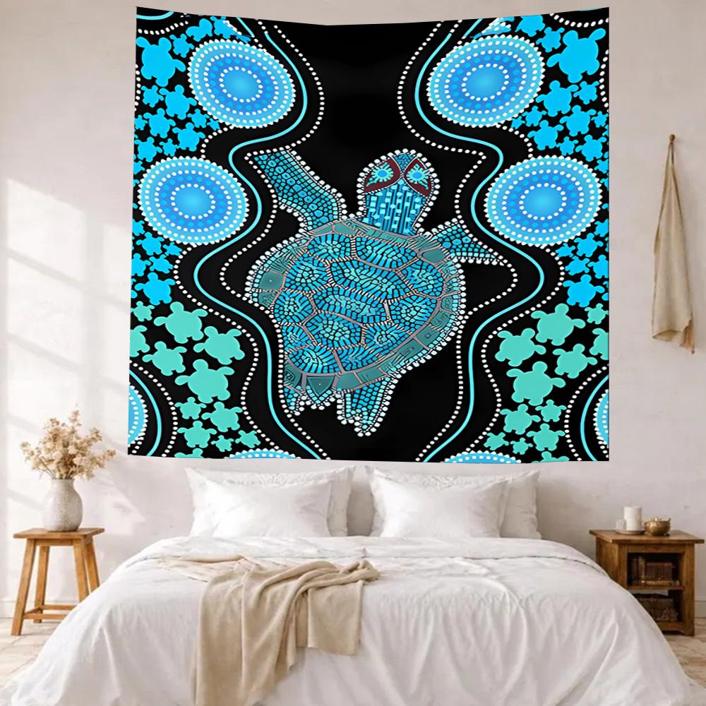 Australian Aboriginal Style Wall Decor Tapestry Art For Pet Memorial Birthdaywedding Party Backdrop Family Gift