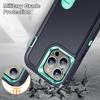 3 In 1 Defend Heavy Armor Holder Shockproof Case for IPhone 16 Pro Max 15 13 14 11 12 Bracket Stand Military Rugged Protective Kickstand Cover