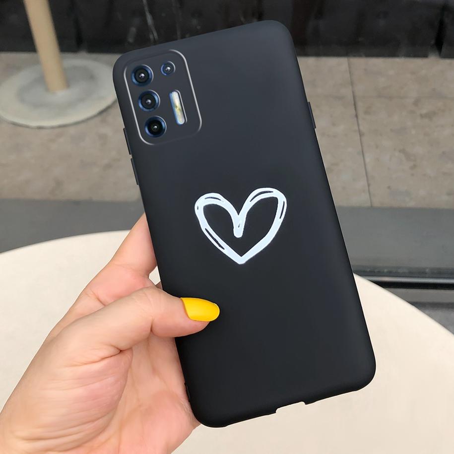 For Motorola Moto G9 Plus Case Fashion Love Heart Soft Cover Silicone TPU Funda For Moto G9 Plus XT2087-1 G9Plus Phone Bag Cases