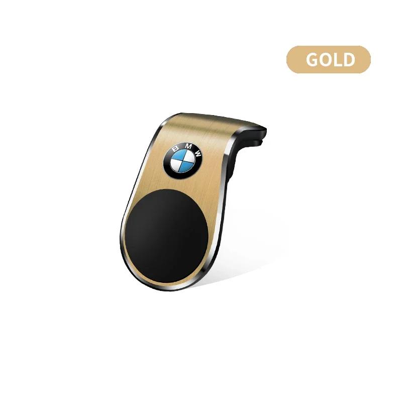 XOFDE1 Car Magnetic L-shaped Car Dedicated GPS Phone Holder Emblem For BMW Performance F30 F10 E90 E46 X6 E60 E70 E36 X3 X5 X7 X2 E91