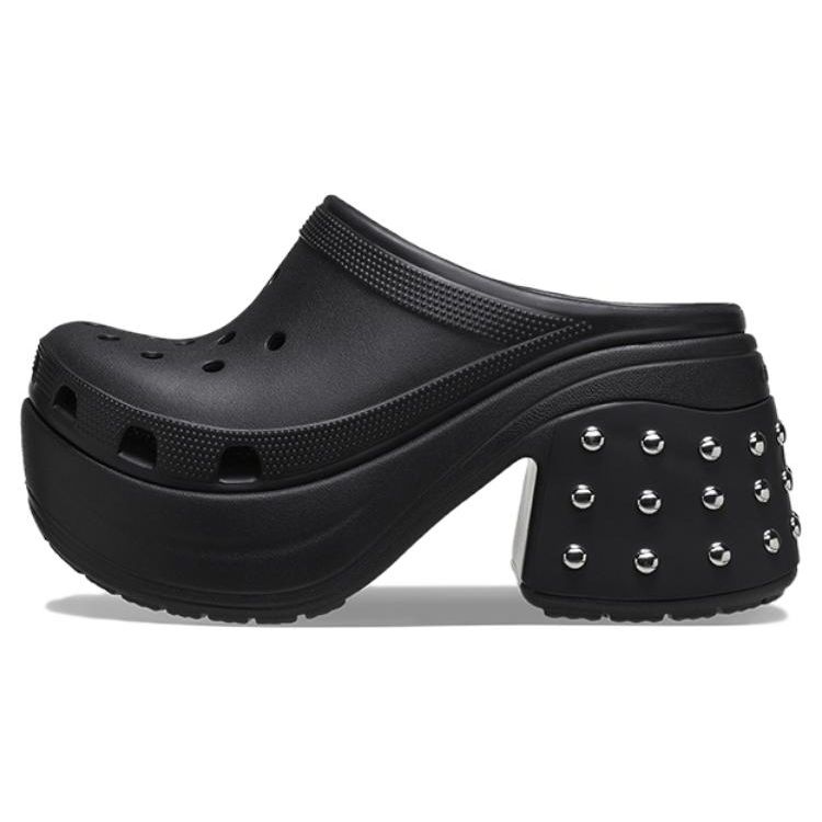 Crocs EVA Mermaid Studded Clogs Unisex Clogs Black 209017