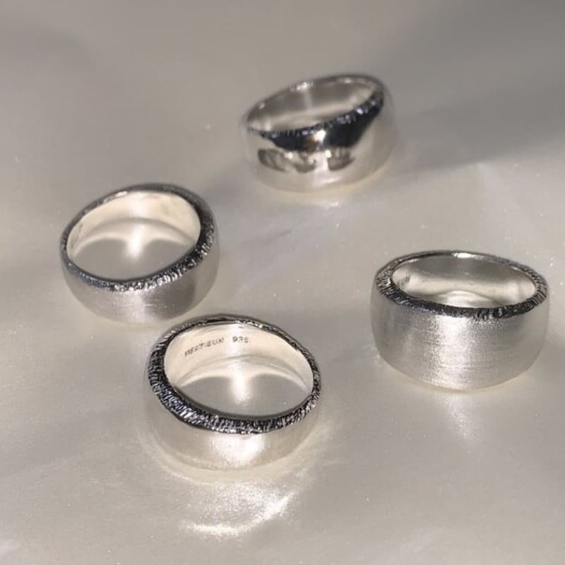 Серебряное кольцо neateun Crescent (M)