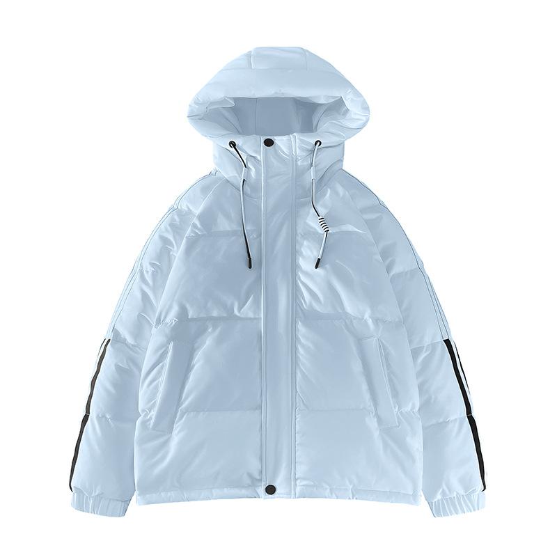 Короткий толстый пуховик из утиного пуха с капюшоном, повседневный зимний, новая модная пара, универсальный, повседневный, холодный, высокого качества, мужской