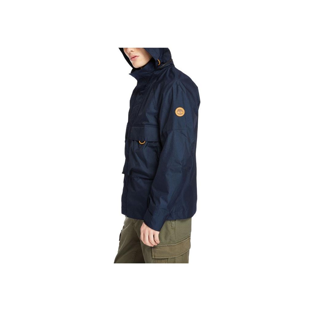 Timberland Outdoor Packable Hooded Jacket Men Jackets Deep-Sapphire-Blue A24YY-433