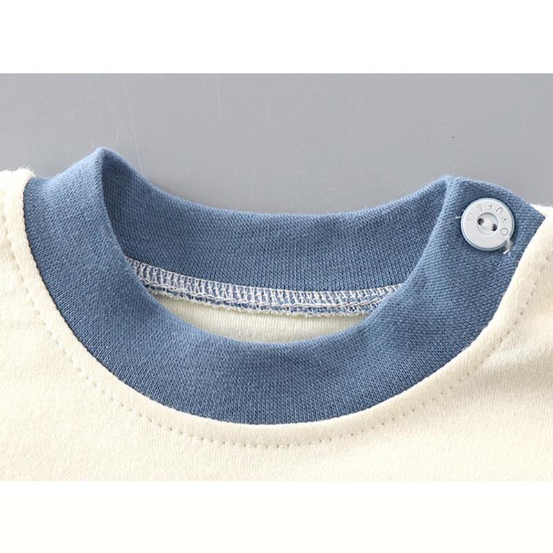 Новые детские пижамы из чистого хлопка для мальчиков и девочек, милые пижамы с длинными рукавами с героями мультфильмов, осенняя одежда для сна для малышей, комплекты детской одежды