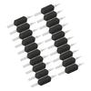 20pcs Tattoo Hand Tube 25mm 5RT Disposable Lightweight Silicone Tattoo Machine Handle Black