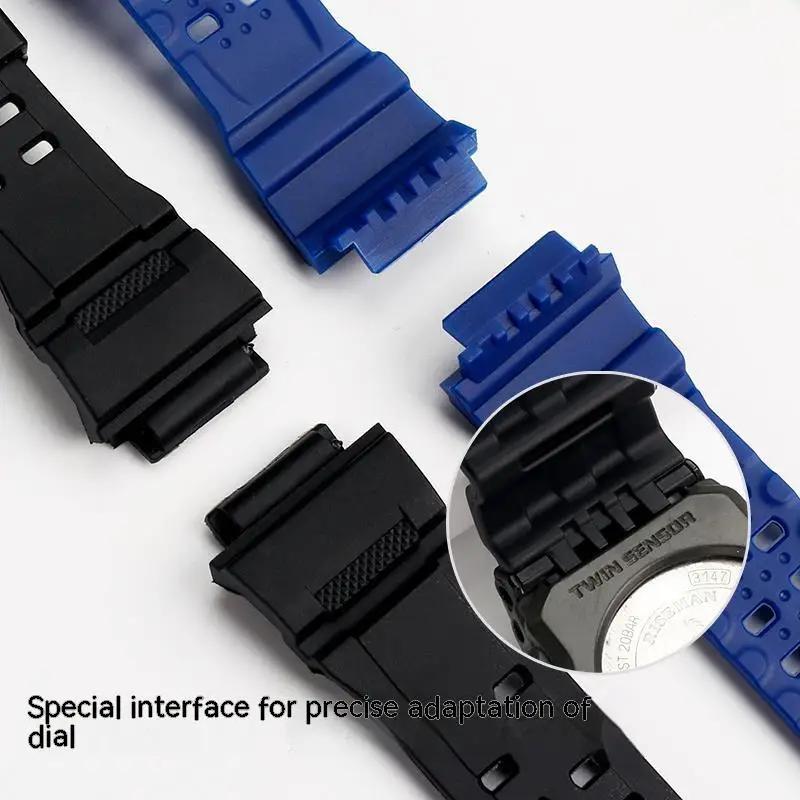Silicone Rubber Watch Band For Casio G Shock GW9400 GW 9400 GW9200 Camouflage Color Strap Waterproof Men's Bracelet Accessories