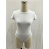 European Hot Selling Short Sleeve Round Neck Base Layer Jumpsuit Bodysuit FK1488