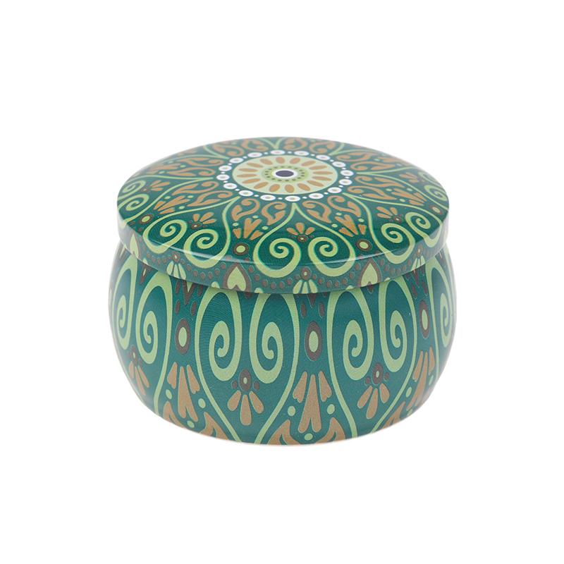 Vintage Candle Tin Can Candy Cookie Storage Box Dry Spice Storage Jar Suitable DIY Candle Cosmetic Ointment Making Christmas