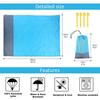Beach Blanket Sandproof 200 X 140Cm Waterproof Beach Mat Lightweight Picnic Blanket For Travel Hiking Sports