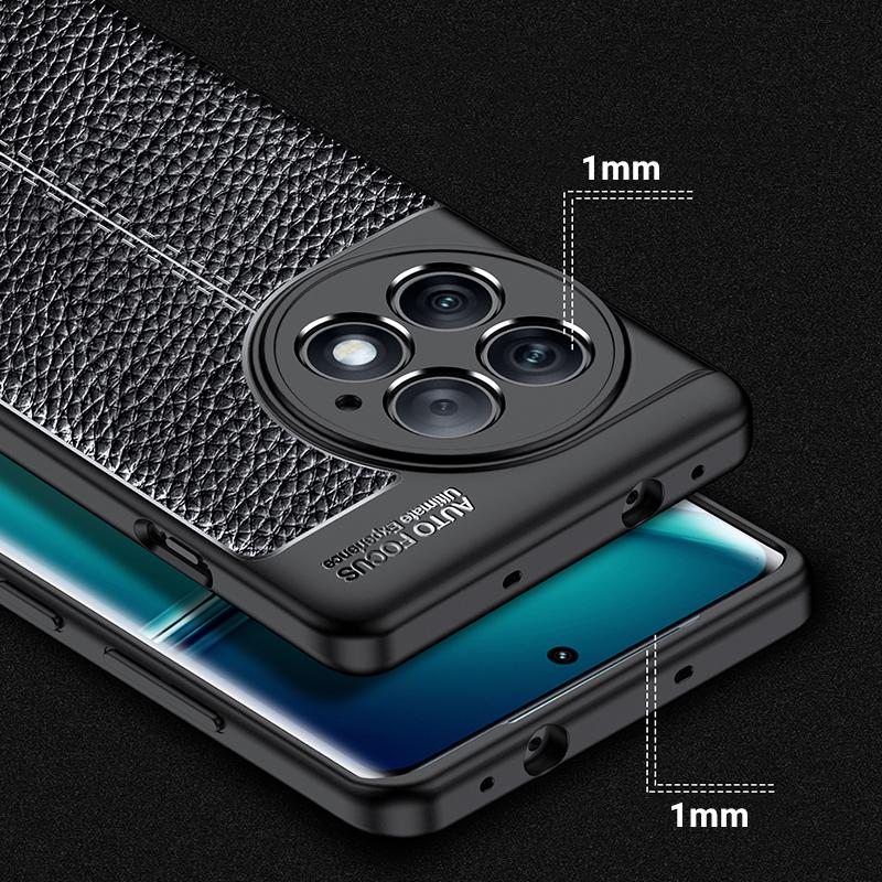 Для OnePlus ACE 2 Pro Чехол OnePlus ACE 2 Pro Чехол противоударный с узором личи Силиконовый защитный чехол для телефона OnePlus ACE 2 Pro