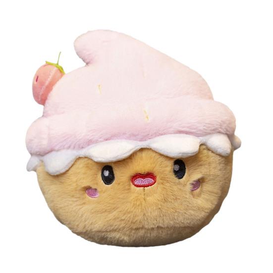 Мультяшный торт ко дню рождения, плюшевая игрушка, мягкая кукла, подушка, милый хлеб, десерт, торт, кукла, плюшевые украшения, украшение для дня рождения для девочек
