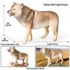 Cross-border Children's Solid Yellow Wolf & Gray Wolf Pup Ornamental Toys