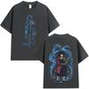 Anime Demon Slayer Water Hashira Tomioka Giyuu Graphic T Shirt Unisex Women Cartoon Unisexga Merch Tshirt Male Casual pure Cotton Top