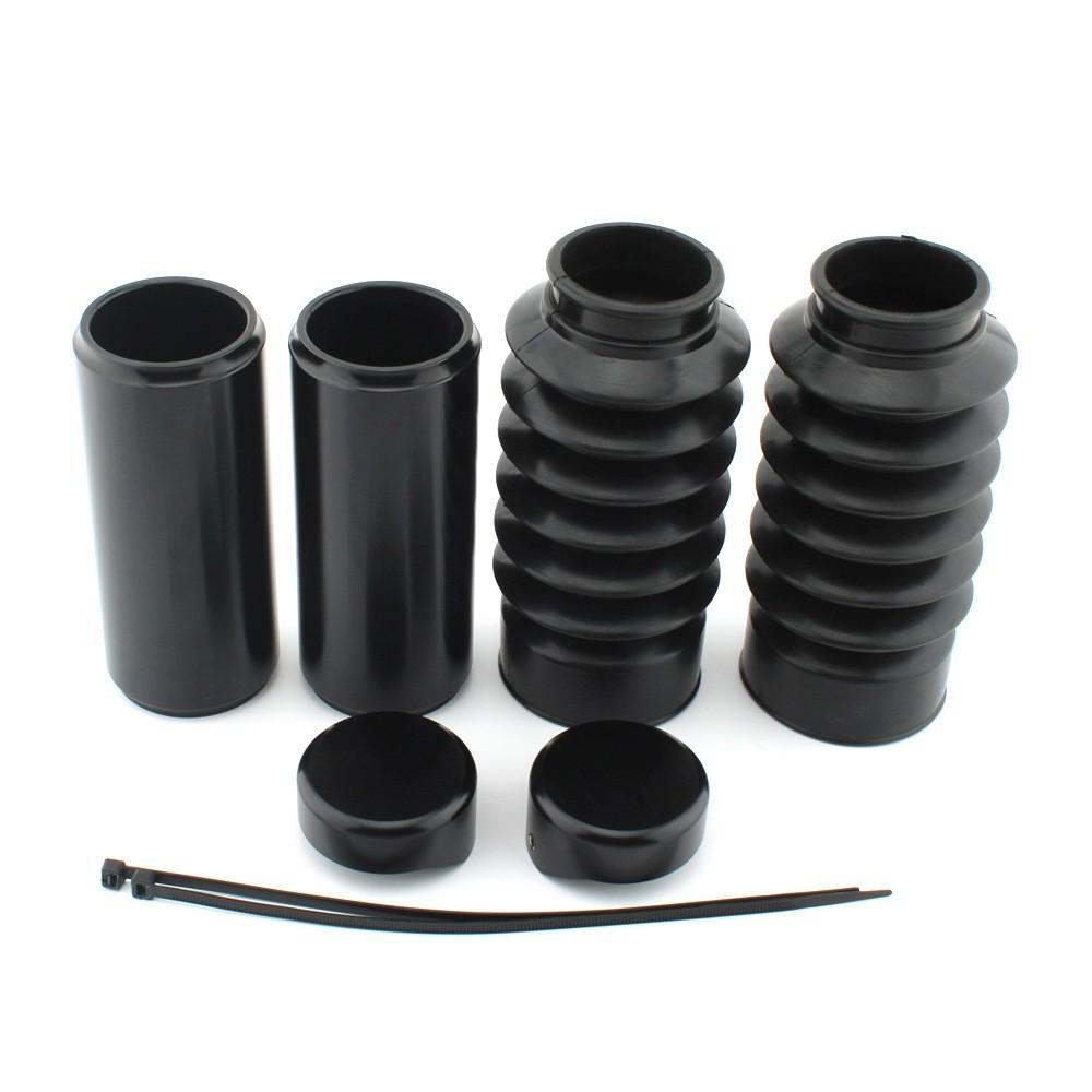 Премиальный комплект крышек амортизаторов передней вилки для модели Harley Breakout 2018, стильная черная отделка