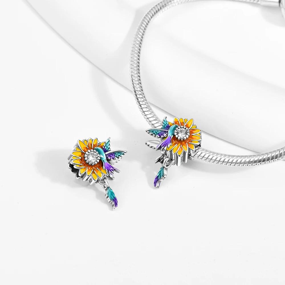 Циркон Сердце Клип Шармы Цветок Клевер Шарм Медь Морская Черепаха Бусины Подходят для DIY Оригинальный Браслет Ювелирные Изделия