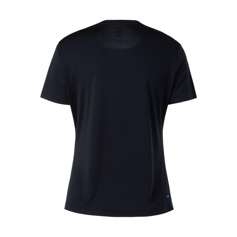Li Ning T Shirts Women's Black Crew Neck ATSW838-1