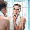 10pcs Bedroom Bathroom Self-adhesive Mirror Stickers DIY Decals Square Wall Tile Stickers