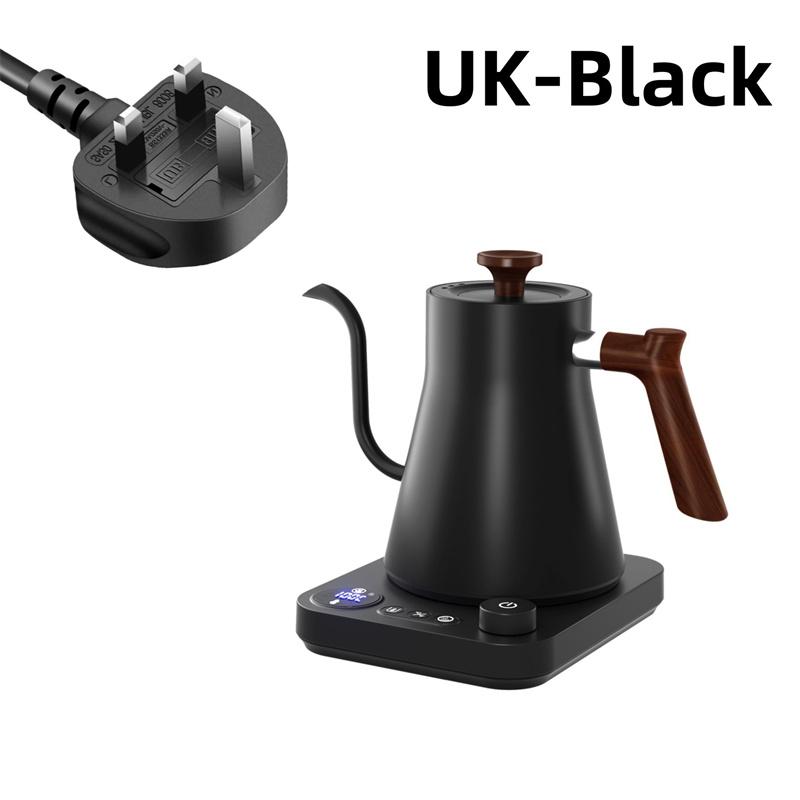 Умный электрочайник с постоянной температурой, портативный кофейник, нержавеющий чайник с гусиным носом, дорожный чайник, кофейник для ручного заваривания