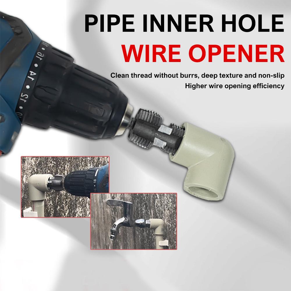 Трубный метчик 20мм-25мм для PPR PPE с шестигранным хвостовиком, инструмент для нарезания резьбы на стальных трубах, правосторонняя резка 1 комплект