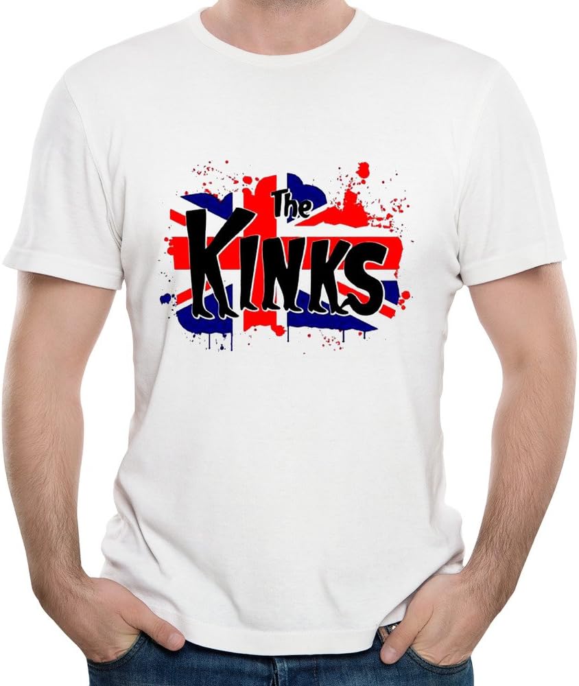 The Kinks Rock Band Lola Lola Versus Power Unique Men's Short Sleeve Tee Shirt