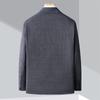 Spring and Autumn New Style Wool Jacket Men's Lapel Large Size Business Casual Administrative Cadre Middle-aged Dad Jacket