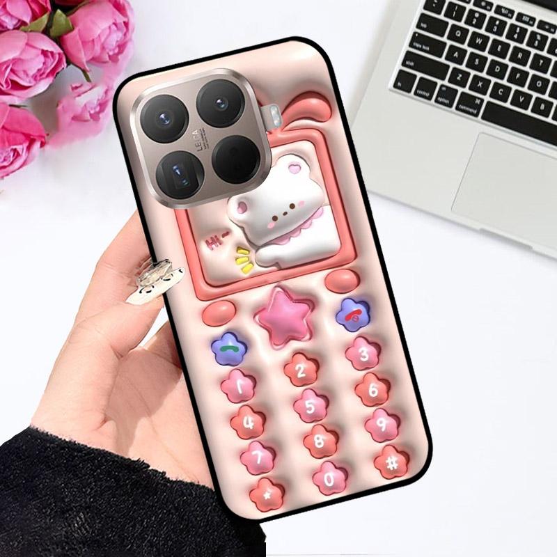 Чехол для Xiaomi 15T Pro Модный силиконовый мягкий TPU чехол для телефона с мультяшным принтом Для Xiaomi 15 T Pro Чехлы 15TPro Противоударные Fundas
