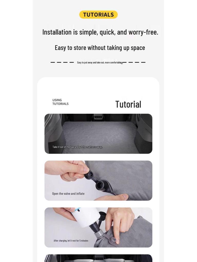 Land Rover Defender 110 Inflatable Mattress - Perfect for Car Bed, Travel, Trunk, and Road Trips.