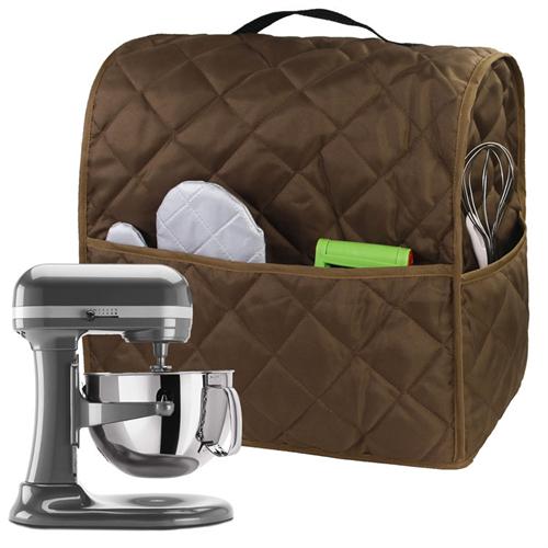 Чехол для миксера-стенда KitchenAid с наклонной головкой 4,5-5 кварт, пылезащитный чехол для кухонного комбайна с карманом для бытовых гаджетов и аксессуаров