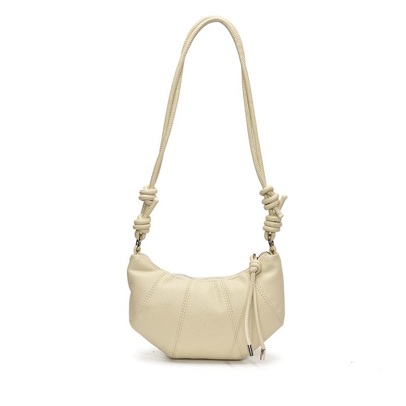 Fashion Bag New Spring and Summer Small Bag Simple Dumpling Bag Croissant High Sense Commuter Women's Bag Tide