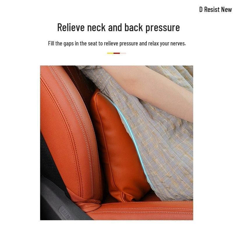 Genuine Leather Headrest, Lumbar Support, and Neck Pillow for Bentley Continental, Bentayga, Flying Spur, and Mulsanne Interiors.