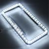 12v Red 54 LED Lighting Acrylic Plastic Rear License Car Plate Cover Frame