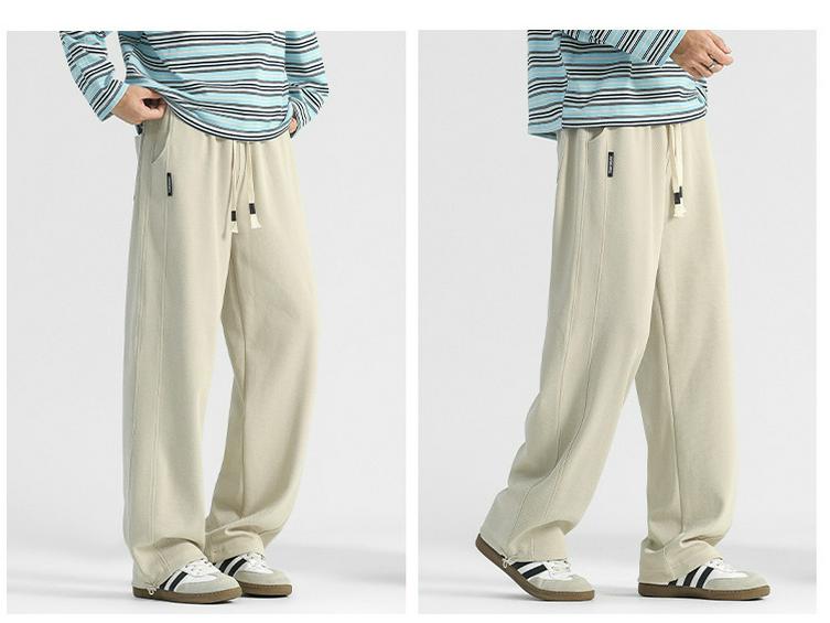 Мужские корейские свободные вельветовые штаны-джоггеры для осени и зимы