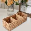 Плетеная корзина, органайзер для кофейной станции, самодельная туалетная бумага для хранения в деревенском стиле для поделок