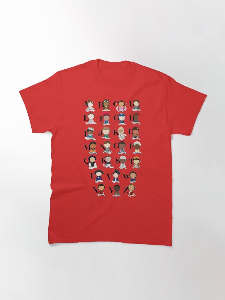 ABC Awesome Woman Alphabet Classic T-Shirt