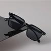 Luxury Sunglasses Women Men Square Mirror Lens Brand Designer Black Sun Glasses Trendy Eyewear Unisex Sexy Cool