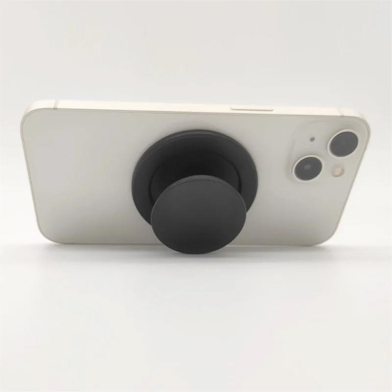 Magnetic Folding Mobile Phone Grip Holder Socket Pocket Support for Magsafe IPhone Mac Samsung Safe Ring Finger Expanding Stand