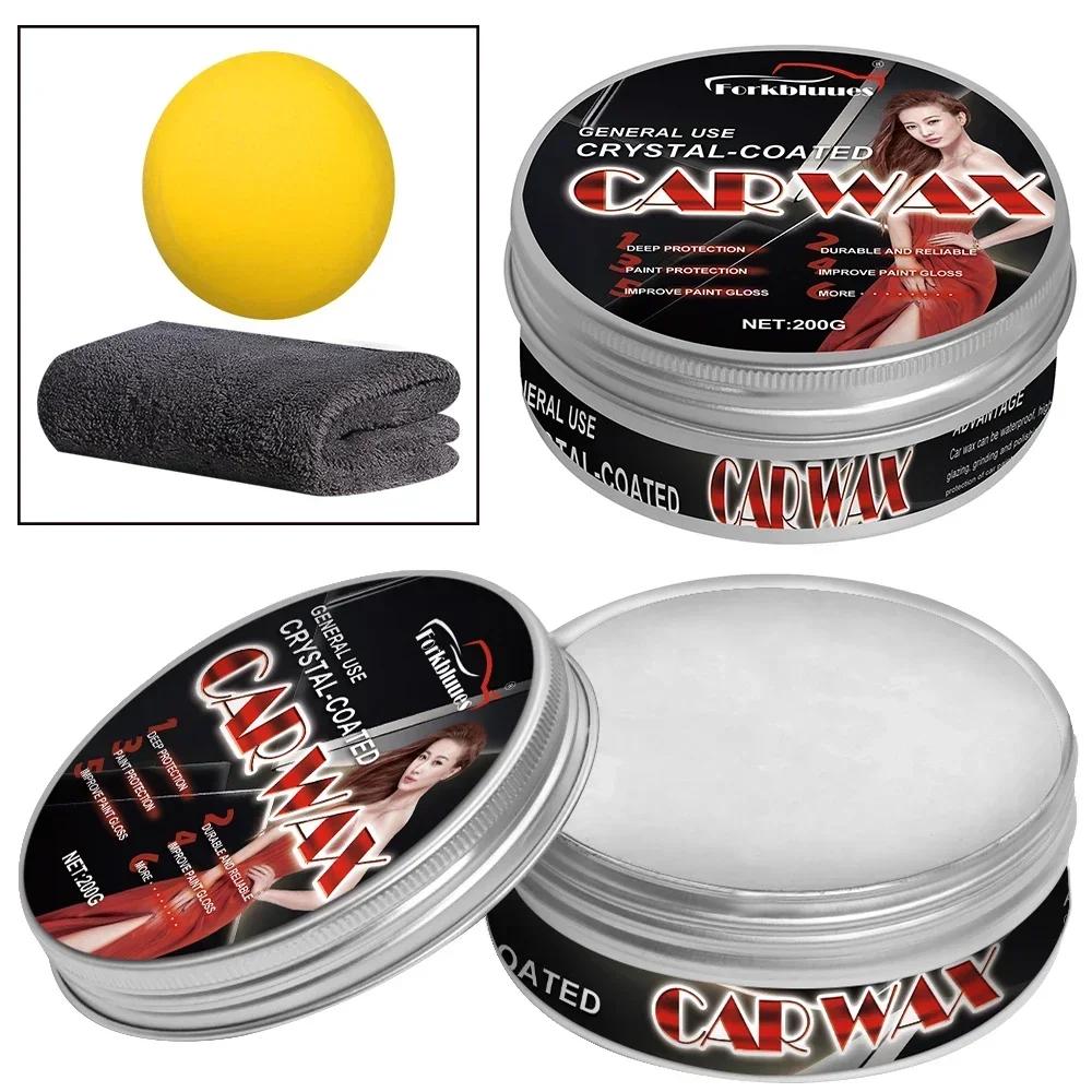 Натуральный бразильский карнаубский воск Краска Полироль для красоты и Удаление пятен Защита от царапин Автомобильный воск Покрытие Твердый автомобильный воск