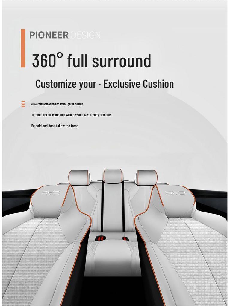 BYD Dolphin All-Season Universal Leather Car Seat Cover Set