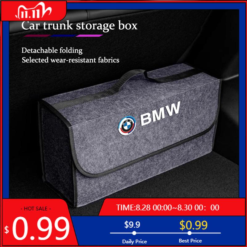 YTMX4 Hot For BMW Car Trunk Organizer Large Capacity Folding Storage Bag For BMW X1 X2 X3 X5 X4 X6 X7 G30 G20 G32 G11 G12 F40 F30 F20