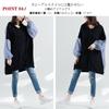 KumiModa Split Long Sleeve Pullover Loose Plus Sizes Women's Hoodie, Hooded, Top, Outerwear, Fit, Oversized, Figure-Flattering, Slimming, Unisex,