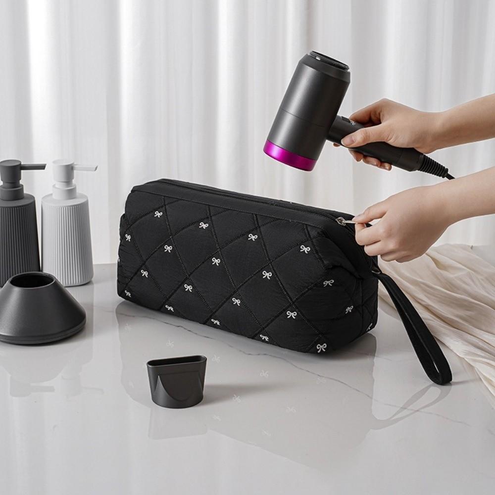 Dustproof Travel Storage Bag Bowknot Travel Wash Handbag Make Up Bag Beauty Tools Storage