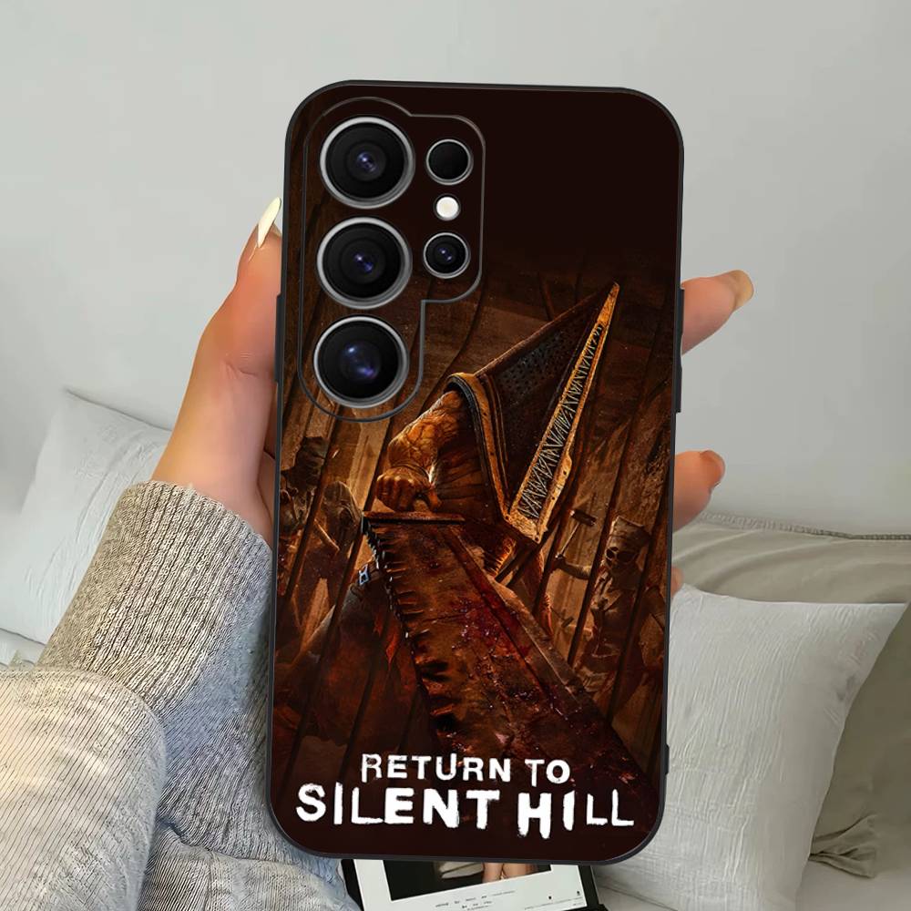 Чехол для телефона Хоррор Игры S-Silent H-Hill Для Samsung S 24 Fe 25 Ultra Plus 20 Lite 21 30 22 23 24 22 Ultra 5G Fundas